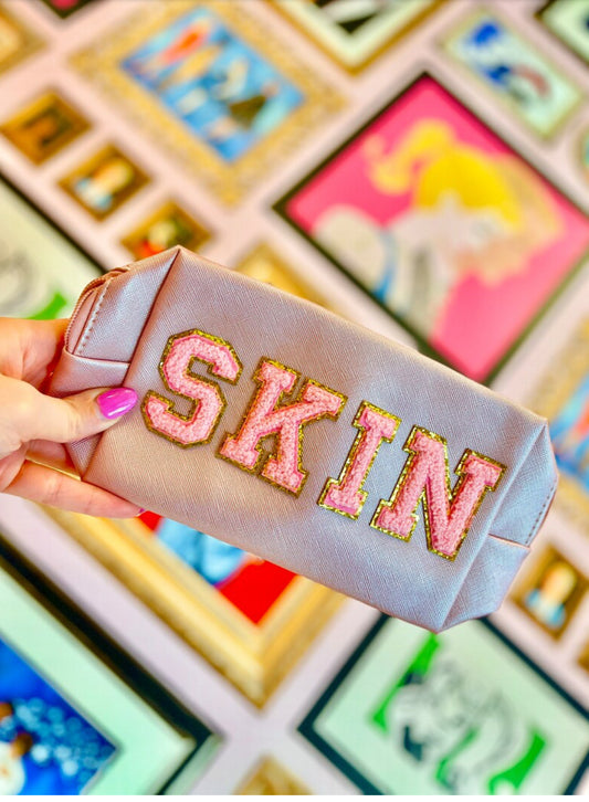 SKIN Nylon Patch Makeup Bag