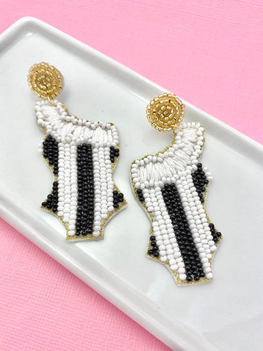 Retro Barbie Suit Earrings